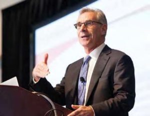 Cardinal Health CEO George Barrett delivers the keynote address at the 2014 Vanderbilt Health Care Conference