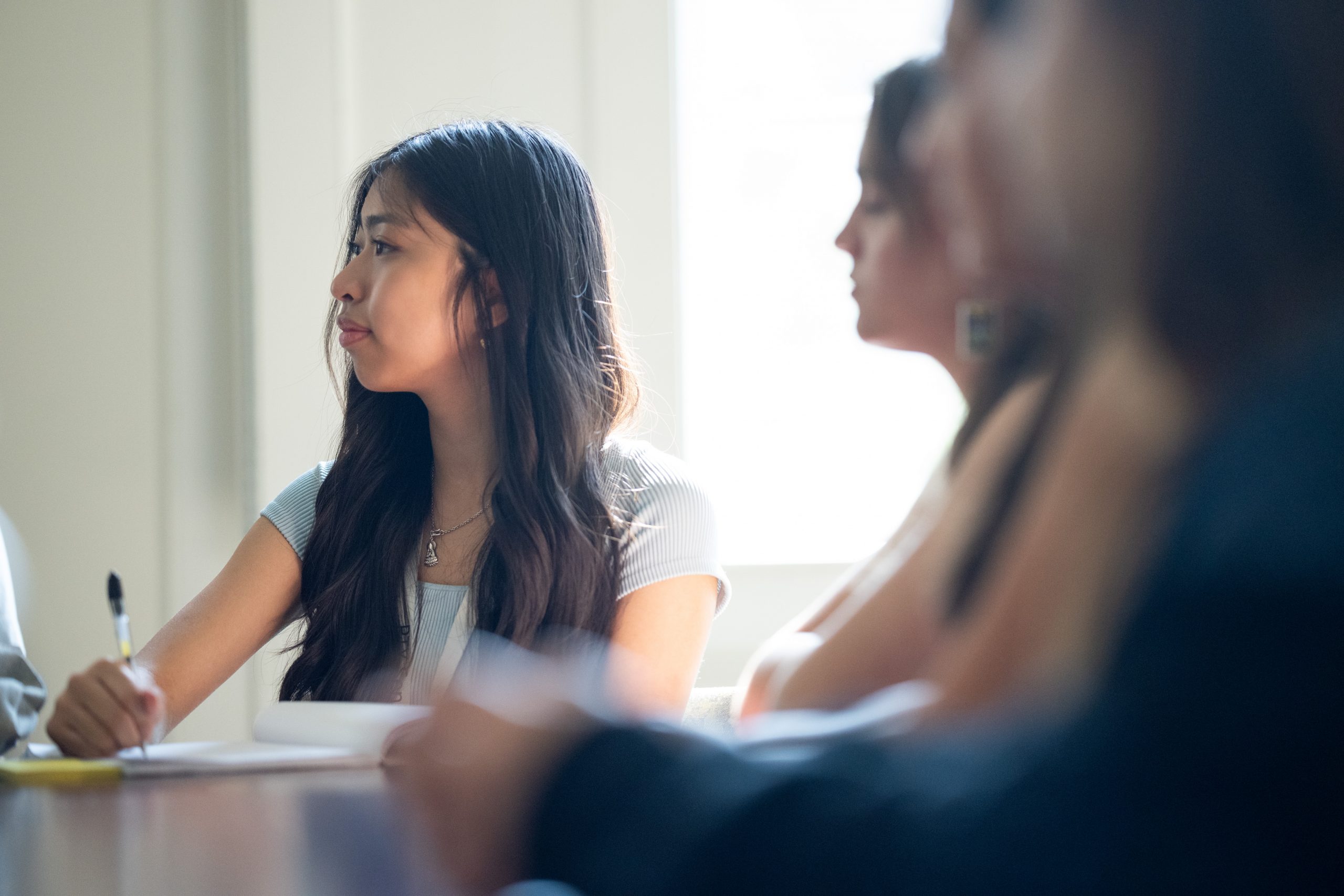 Girl listening during Programs for Talent Youth., Summer of 2025