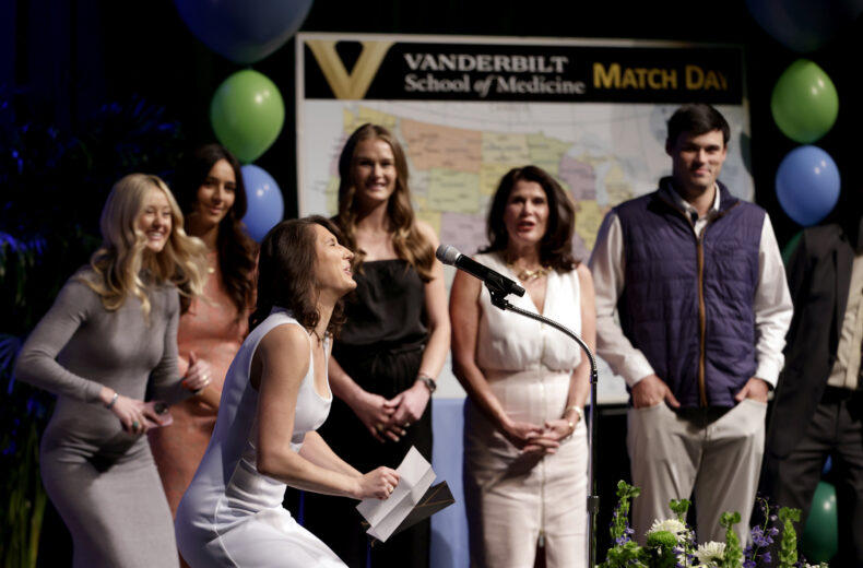 Katherine Hajdu will go to Barnes-Jewish Hospital for her orthopaedic surgery residency. (photo by Donn Jones)