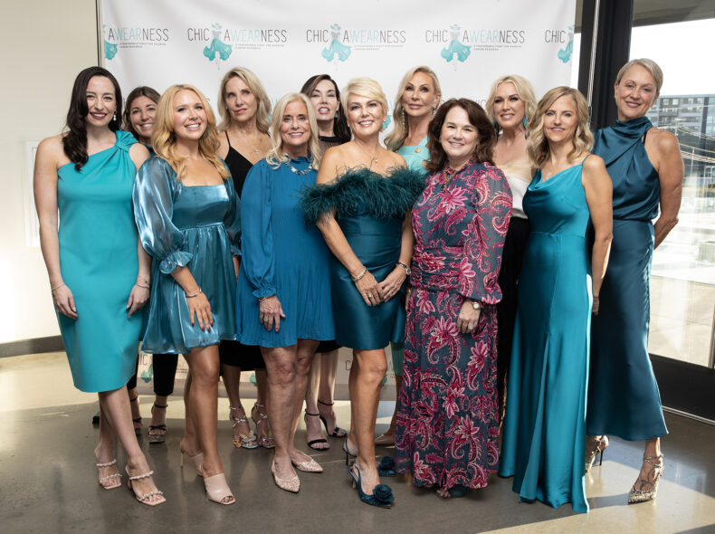 The Chic Awearness board poses for a photo at the event. (photo by Erin O. Smith)