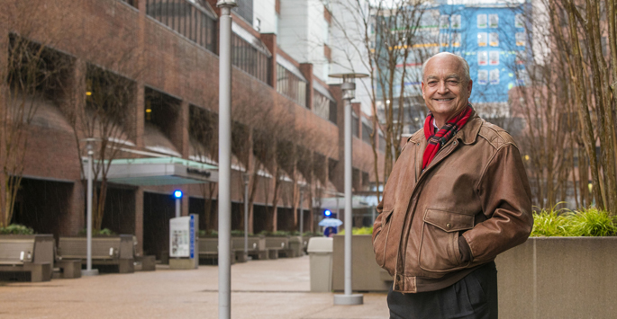 Ken Browning is retiring after more than three decades overseeing buildings at VUMC.