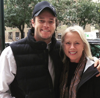 Owen poses for a photo with his mother, Beth Canavan.