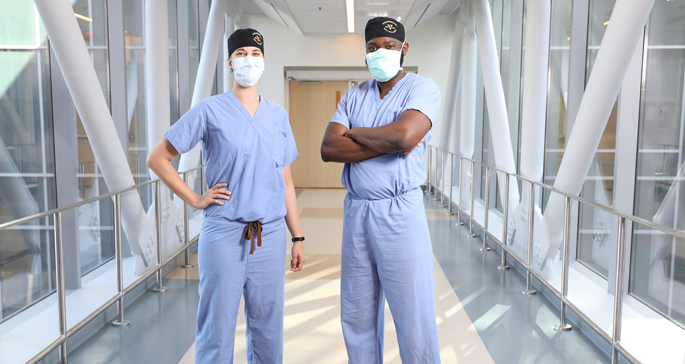 Madelyn Stevens, MD, and Brandon Esianor, MD, created the new platform to help residency applicants connect with prospective residency programs.