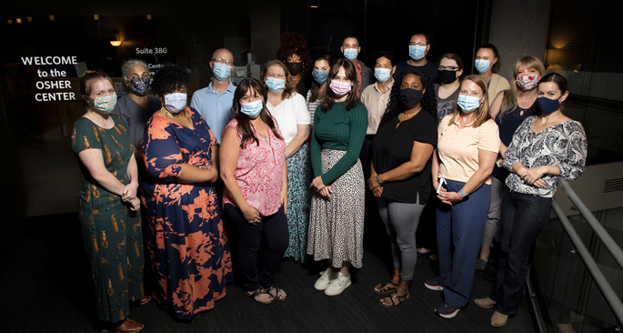 Members of the Osher Center for Integrative Medicine at Vanderbilt recently celebrated receiving an additional grant from the Bernard Osher Foundation.