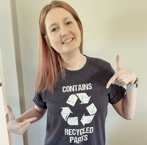 Liz Barnett is one of seven people who received a combined heart/liver transplant at VUMC last year.