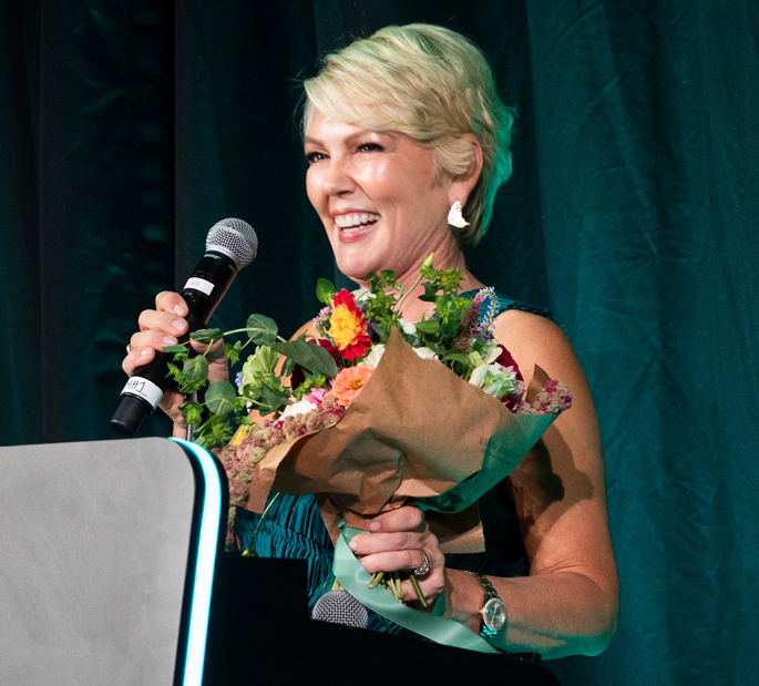 Marci Houff is the founder of the Chic Awareness fashion show and party that funds ovarian cancer research.