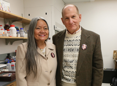 Paul and Wanpen Anderson are supporting Vanderbilt research on a rare adverse drug reaction called SJS/TEN. (photo by Anne Rayner)