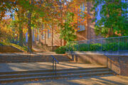 Photo of the outdoor steps leading to the Vanderbilt Legal Clinic Offices.