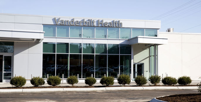 Vanderbilt Health Belle Meade is located at 6002 Highway 100 in Nashville, near the Highway 70 and Highway 100 split.