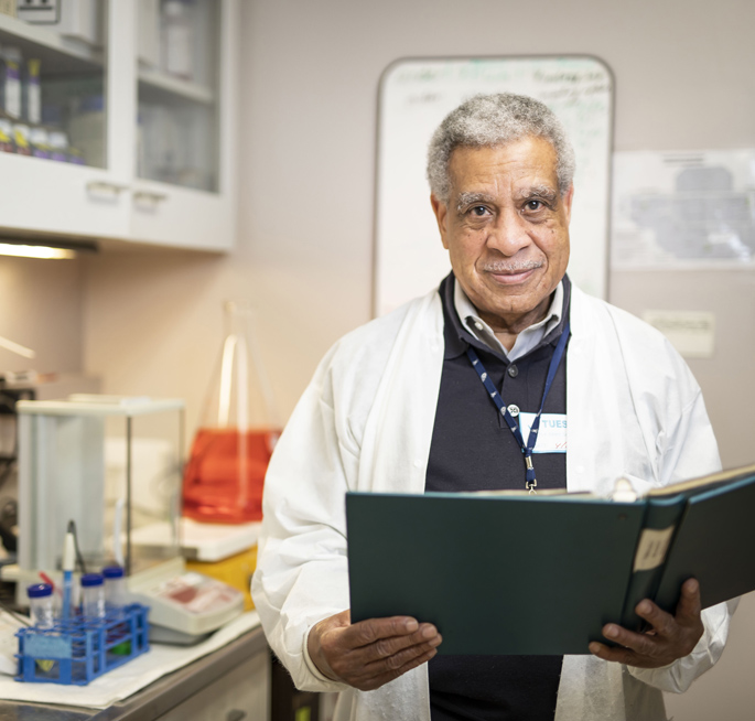 Howard Price’s decades-old notebook of diagnostic recipes came in handy when VUMC ran short of a component crucial to COVID-19 testing efforts. 