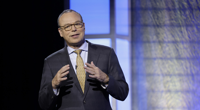 Jeff Balser, MD, PhD, spoke about the need to stay focused on delivering high-quality care as efficiently and cost-effectively as possible.