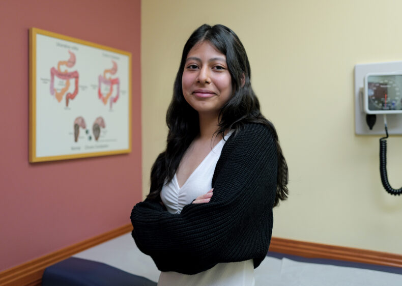 Jimena Lopez, 13, received VUMC’s 3,000th liver transplant. (photo by Donn Jones)