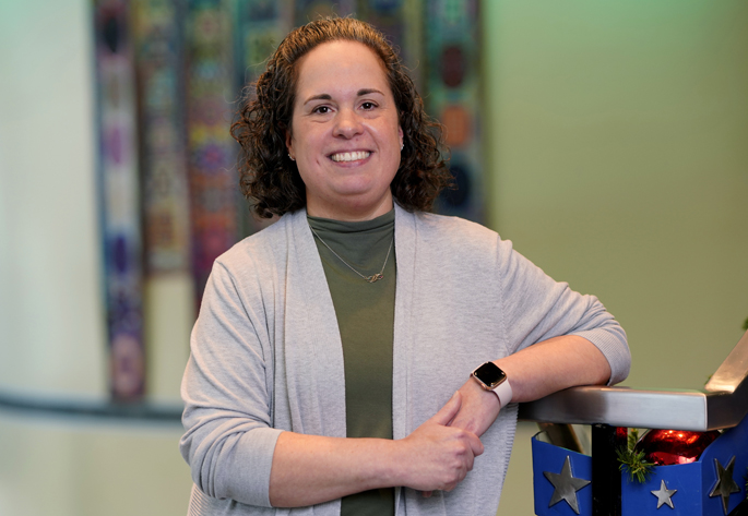 Respiratory therapist Melanie Walker now works at Children’s Hospital helping NICU patients with breathing needs.