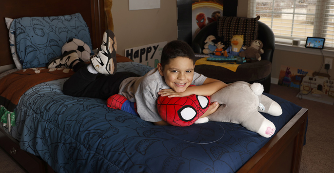 Dominic Gamez is resuming more activities since he received an expandable prosthesis to treat osteosarcoma in his left leg.