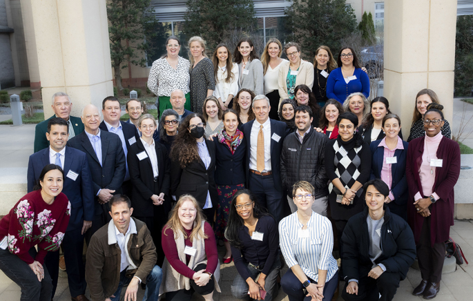 Shown here are members of the VUMC team taking part in the Long COVID study. (photo by Susan Urmy)