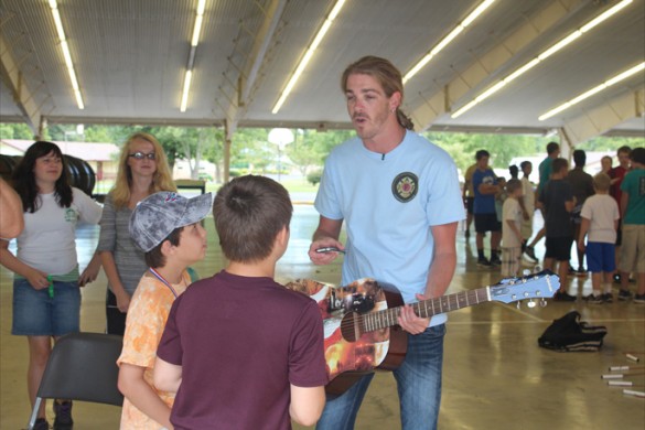 Camp Hope Bucky guitar
