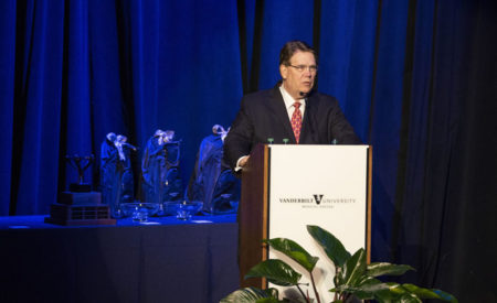 C. Wright Pinson, MBA, MD, highlighted teamwork and cooperation and updated attendees on progress, growth and trends. 