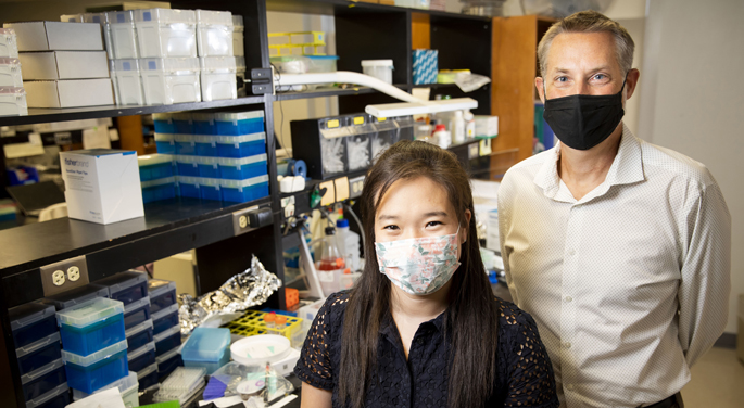 Ayaka Sugiura and Jeff Rathmell, PhD, are studying a metabolic enzyme involved in T cell function that may offer a new target for anti-inflammatory therapeutics.
