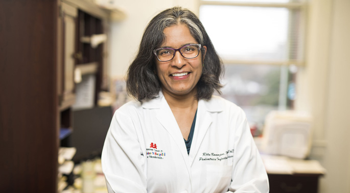 Ritu Banerjee, MD, PhD, and her colleagues are studying a new way to determine whether antibiotics will be effective against certain bacterial infections.