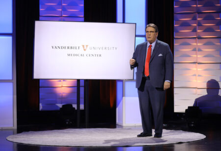 C. Wright Pinson, MBA, MD, outlined VUMC’s efforts to retain employees and attract new ones.