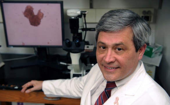 Arteaga with computer