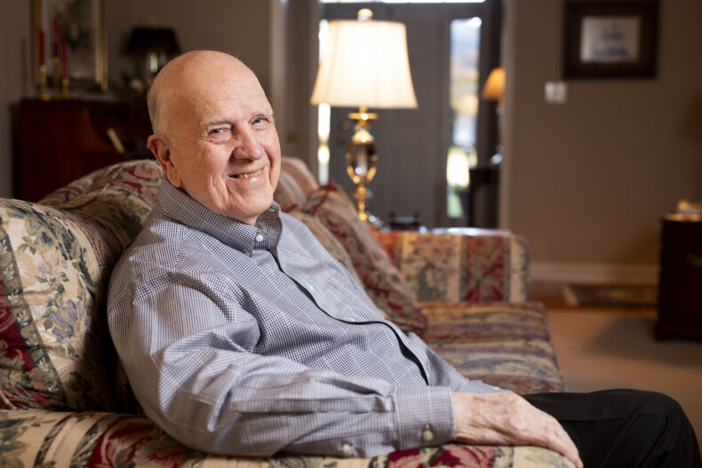 Dean Driver at his home in Gallatin, Tennessee. (photo by Susan Urmy)