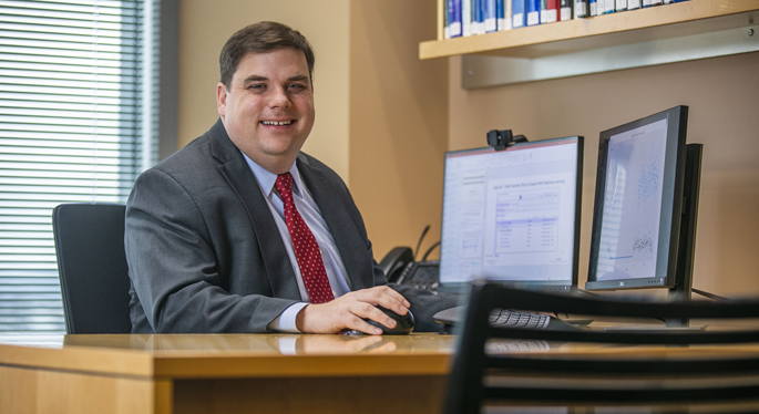 Adam Wright, PhD, directs the new Clickbusters program to reduce alert fatigue in VUMC’s electronic health records system.