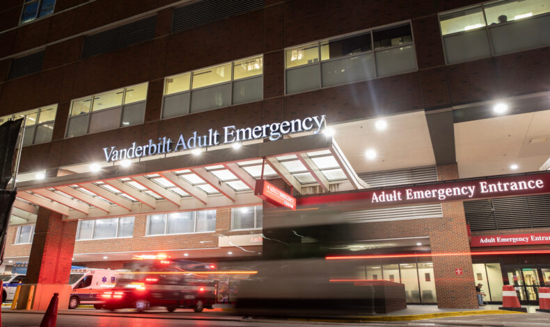 The new Jim Ayers Tower, opening this fall, is expected to ease pressure on the region’s busiest Level 1 trauma center. (photo by Erin O. Smith)