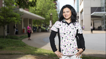 Luz Figueroa is a Credo Award winner. Photos by Joe Howell