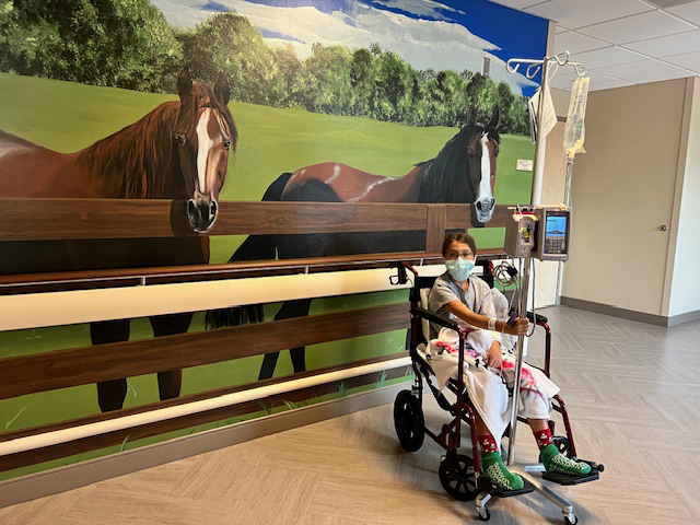 Hospitalized with antibiotic-resistant E. Coli, Jaycey Ross received life-saving care at Monroe Carell Jr. Children's Hospital Vanderbilt at Williamson Medical Center. (photo courtesy of Brittany Ross)