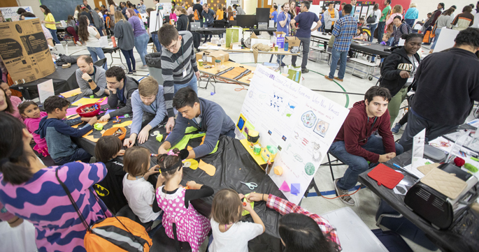 Children had a field day on Oct. 19 exploring with Vanderbilt scientists the “great big world of tiny microbes” — bacteria, viruses and other germs. The third annual MEGAMicrobe event, hosted by the Vanderbilt Institute for Infection, Immunology and Inflammation (VI4), was held at Granbery Elementary School in Brentwood. MEGAMicrobe’s goal is to make science fun and accessible. For more information, go here.