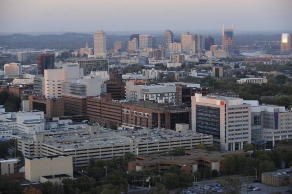 Campus aerials. (John Russell/Vanderbilt University)