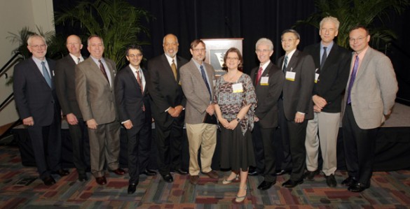 Nine Vanderbilt faculty members named to endowed chairs were recognized for outstanding academic achievement during a Dec. 12 ceremony. (Steve Green/Vanderbilt)