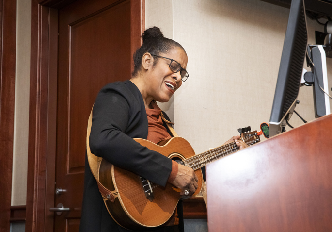 Odessa Settles is also a singer, songwriter, actress, model and mentor to various artists. (photo by Susan Urmy)