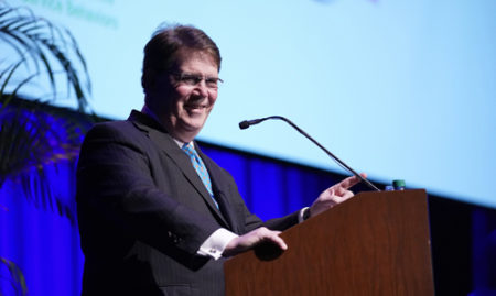 C. Wright Pinson, MBA, MD, updated attendees on progress, growth and trends. 