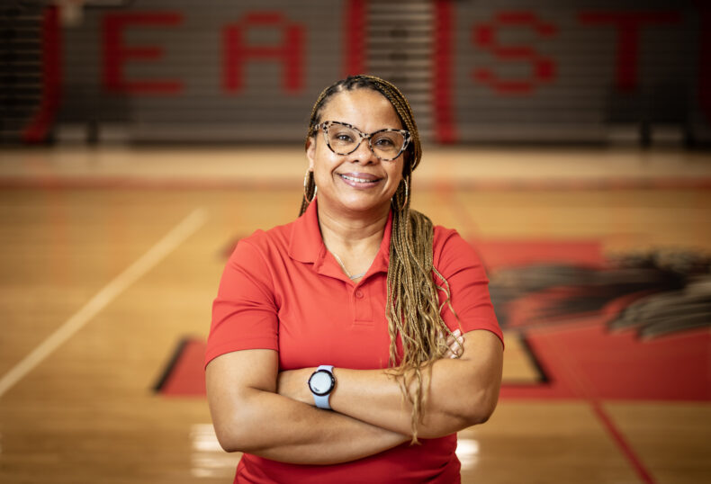 Myra Taylor, executive principal of East Nashville Magnet High School, is a beneficiary of the MNPS “culture of wellness.” (photo by Erin O. Smith)