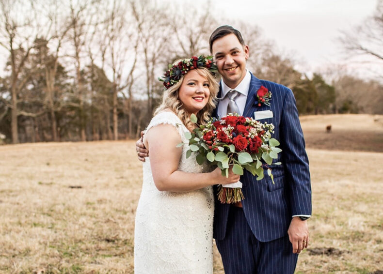 Patient Heather Burich with her husband, Alex.