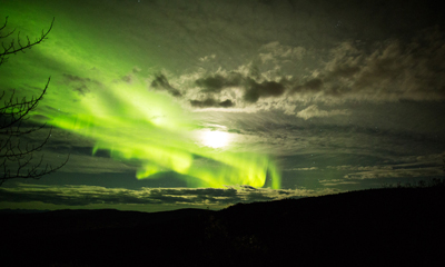 Jones recently visited Greenland to photograph the Northern Lights. (photo by Ian Jones)