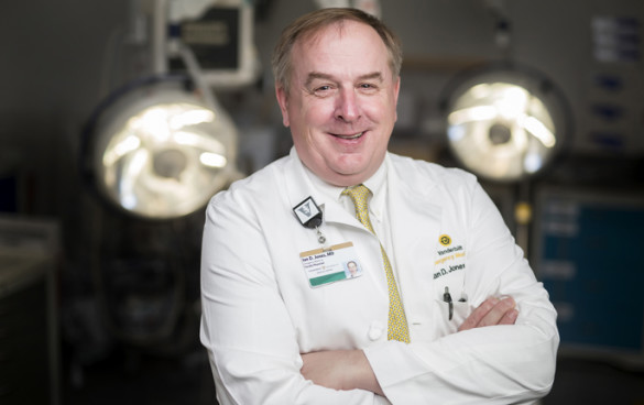 Vanderbilt’s Ian Jones, M.D., executive medical director of Emergency Services, is also an avid photographer. (photo by Joe Howell)