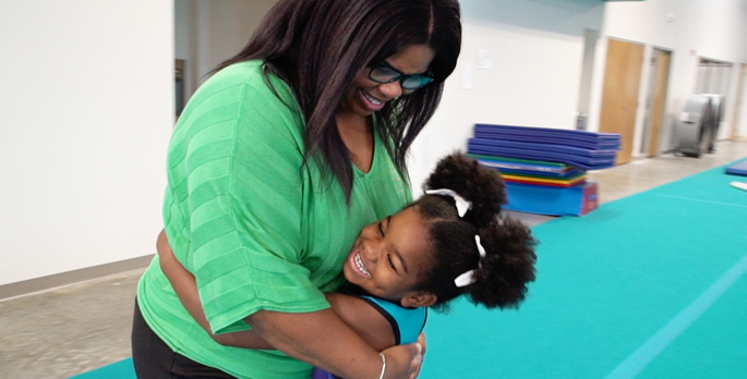 The launch of ‘A Campaign Against Childhood Cancer’ will help Monroe Carell Jr. Children’s Hospital at Vanderbilt make strides for more patients like Jurnee Scantling, here embracing her mother, Erika Scivally.