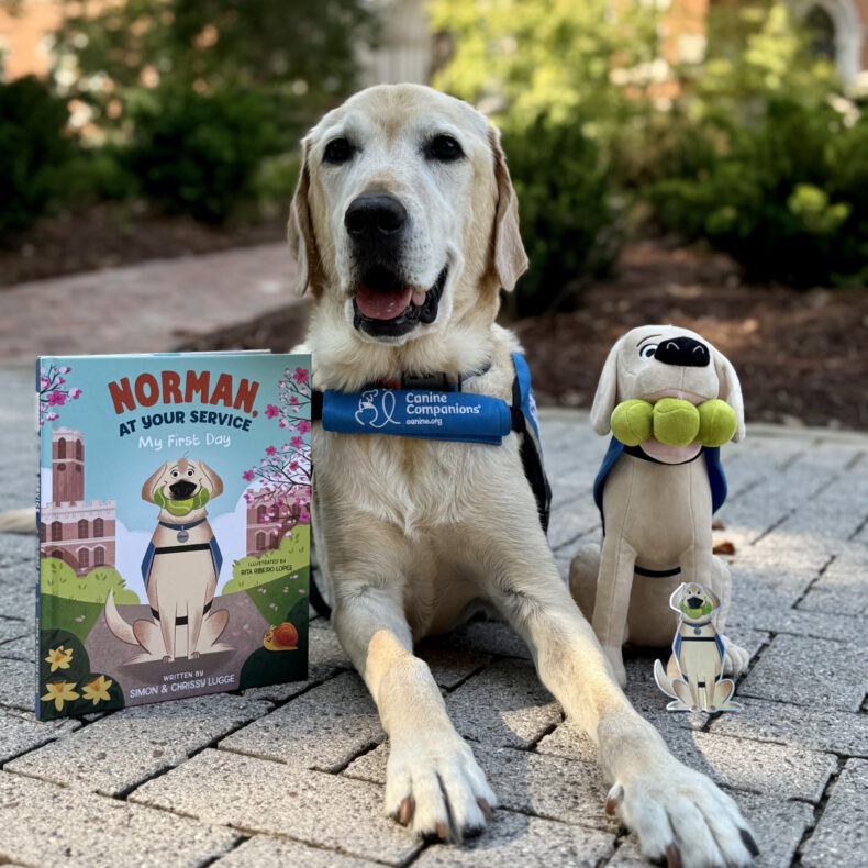 Pi Beta Phi Rehabilitation Institute dog Norman.