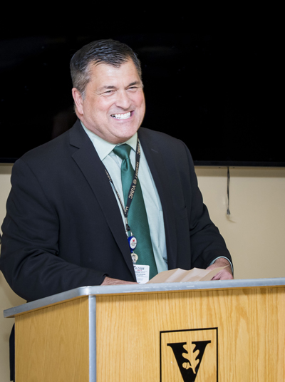 Jeff Palmucci, CEO of Vanderbilt Stallworth Rehabilitation Hospital, was among the speakers at a recent event celebrating the hospital’s 25th anniversary.