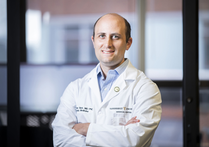 Alexander Bick, MD, PhD, and colleagues are studying inflammation at the single-cell level in the rare disease RUNX1-FPD. 