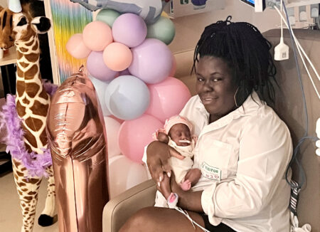 Kewanna Frierson and her daughter, Kennedi.