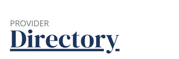 Stylized text link that takes you to our "Provider Directory" page.