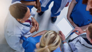 Discussion among doctors