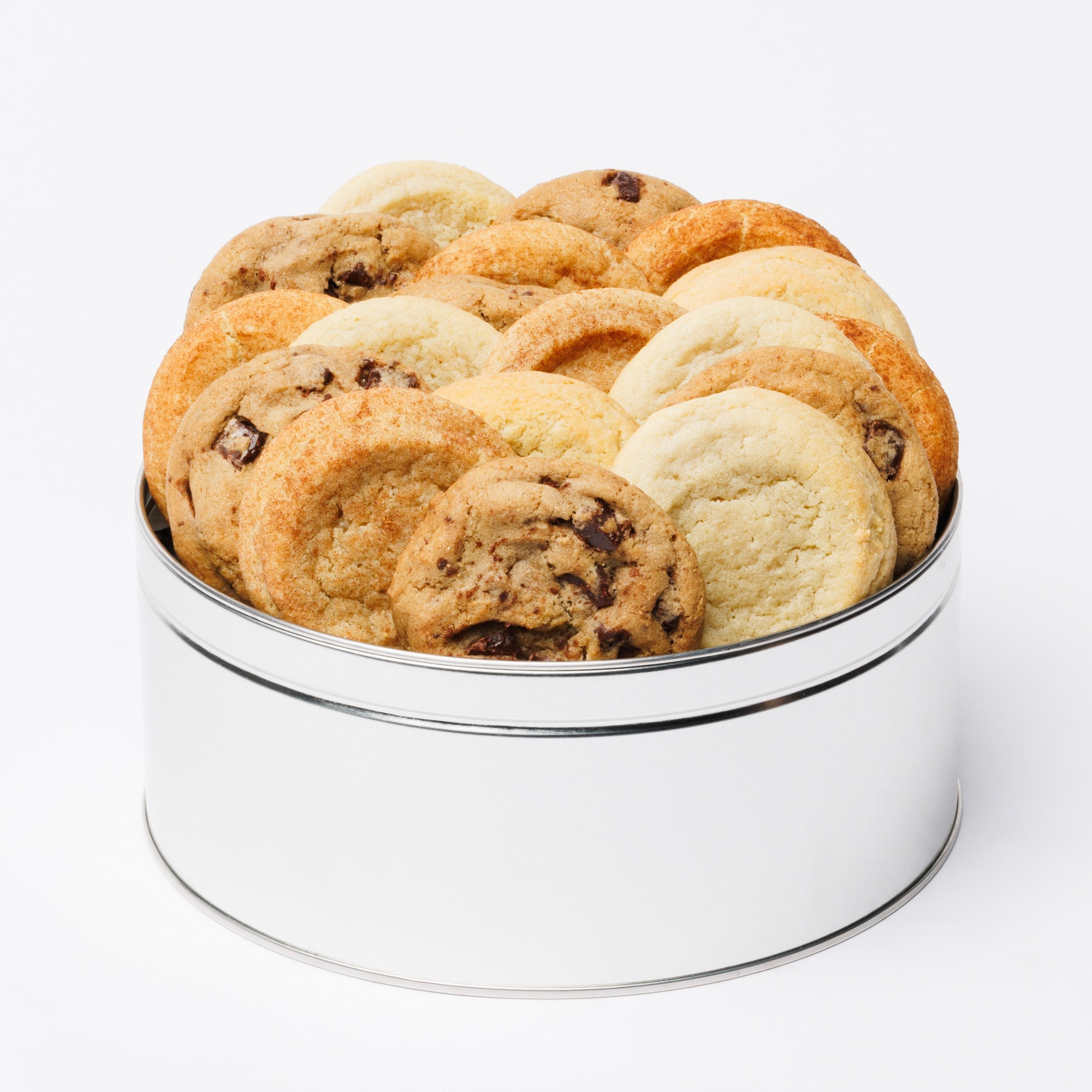 No nut assortment gourmet cookie gift tin