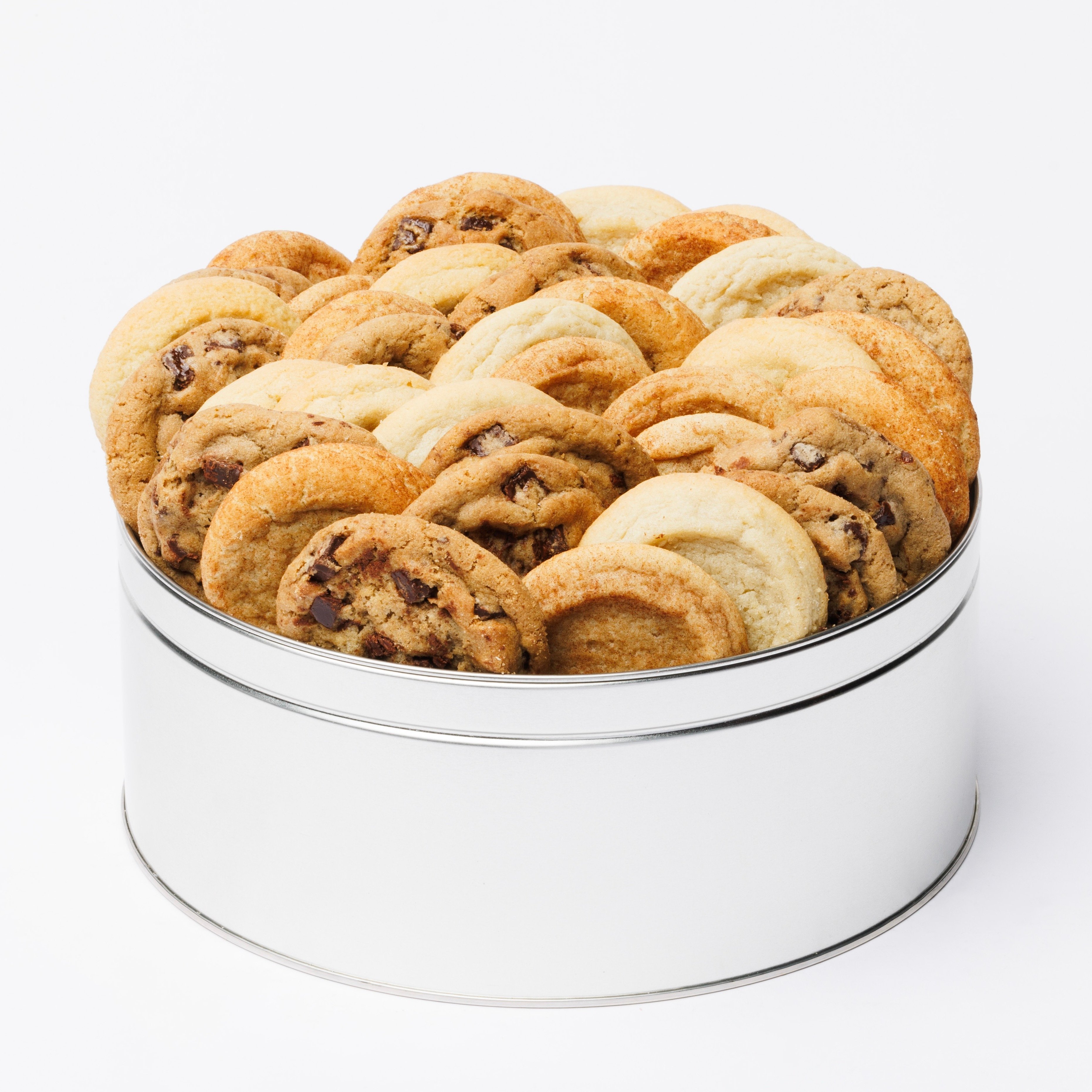 No nut assortment gourmet cookie gift tin