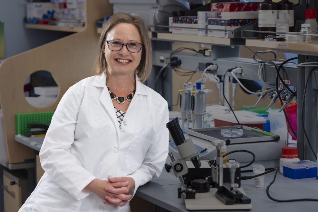 Tonia Rex, Ph.D. in the lab