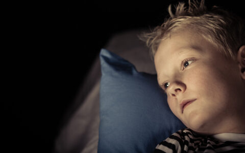 Kid struggling to sleep